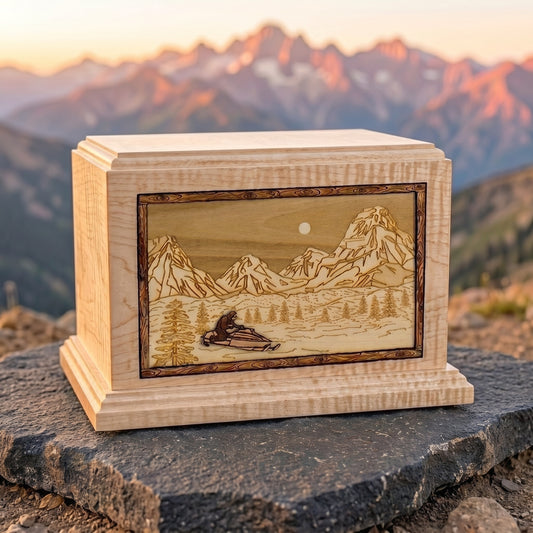 Hampton Mountain Splendor Snowmobile Wood Memorial