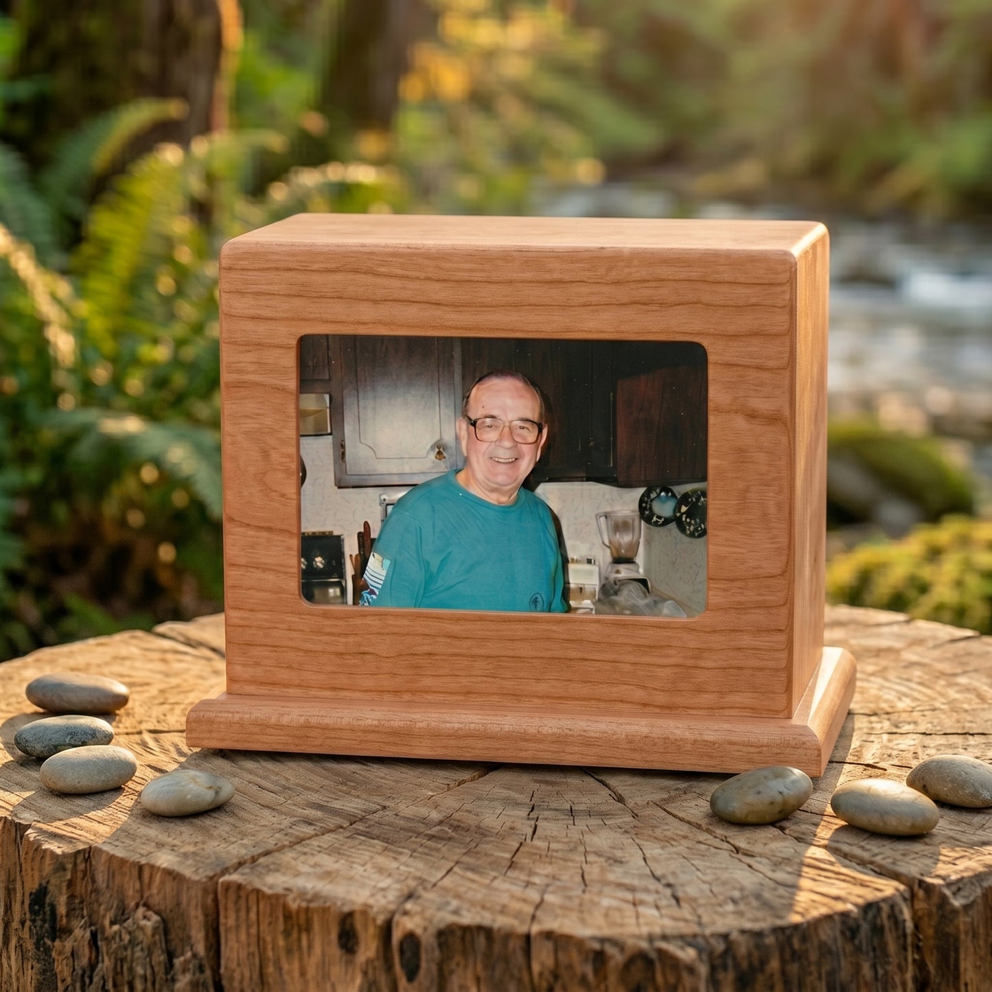 Horizontal Photo Memorial Display