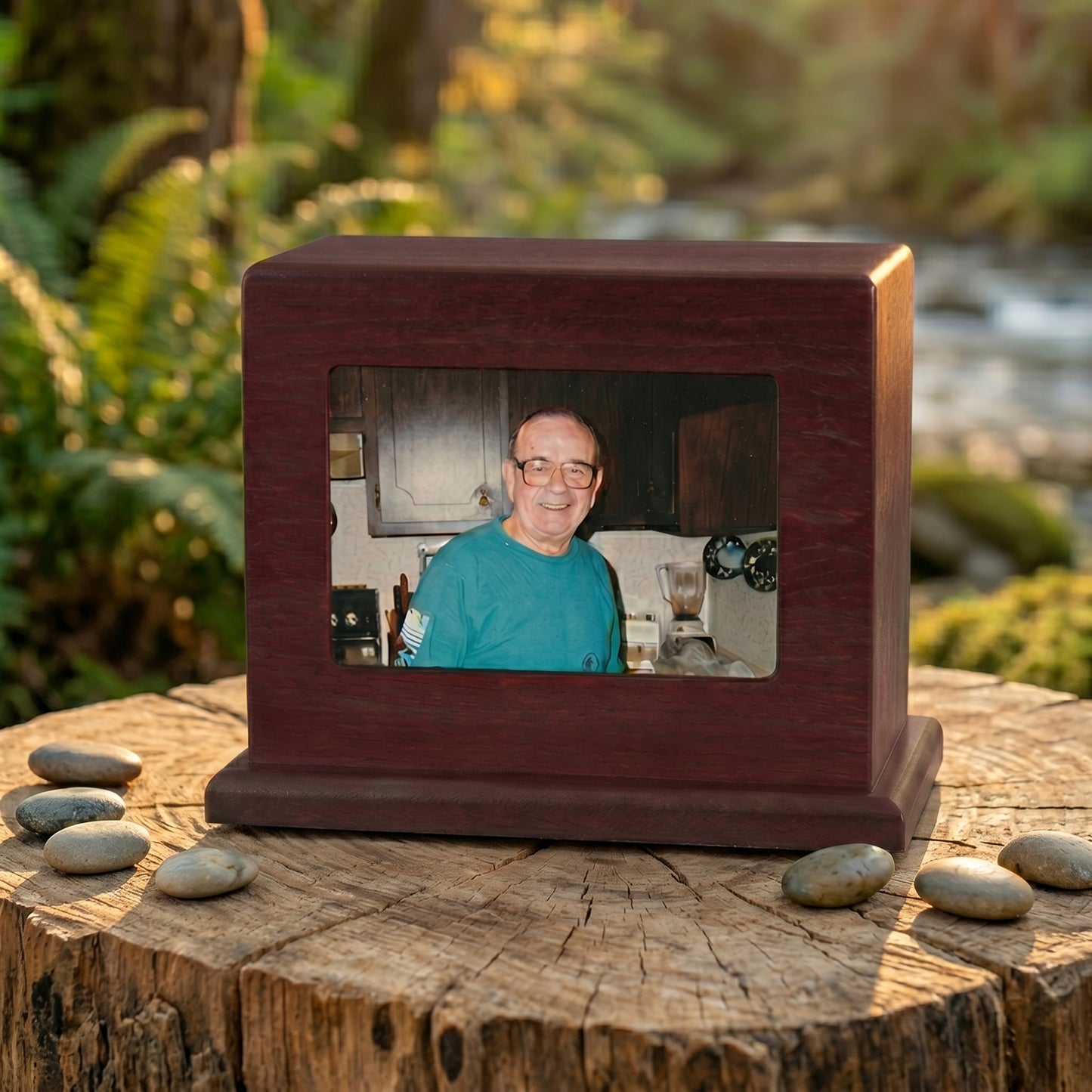 Horizontal Photo Memorial Display