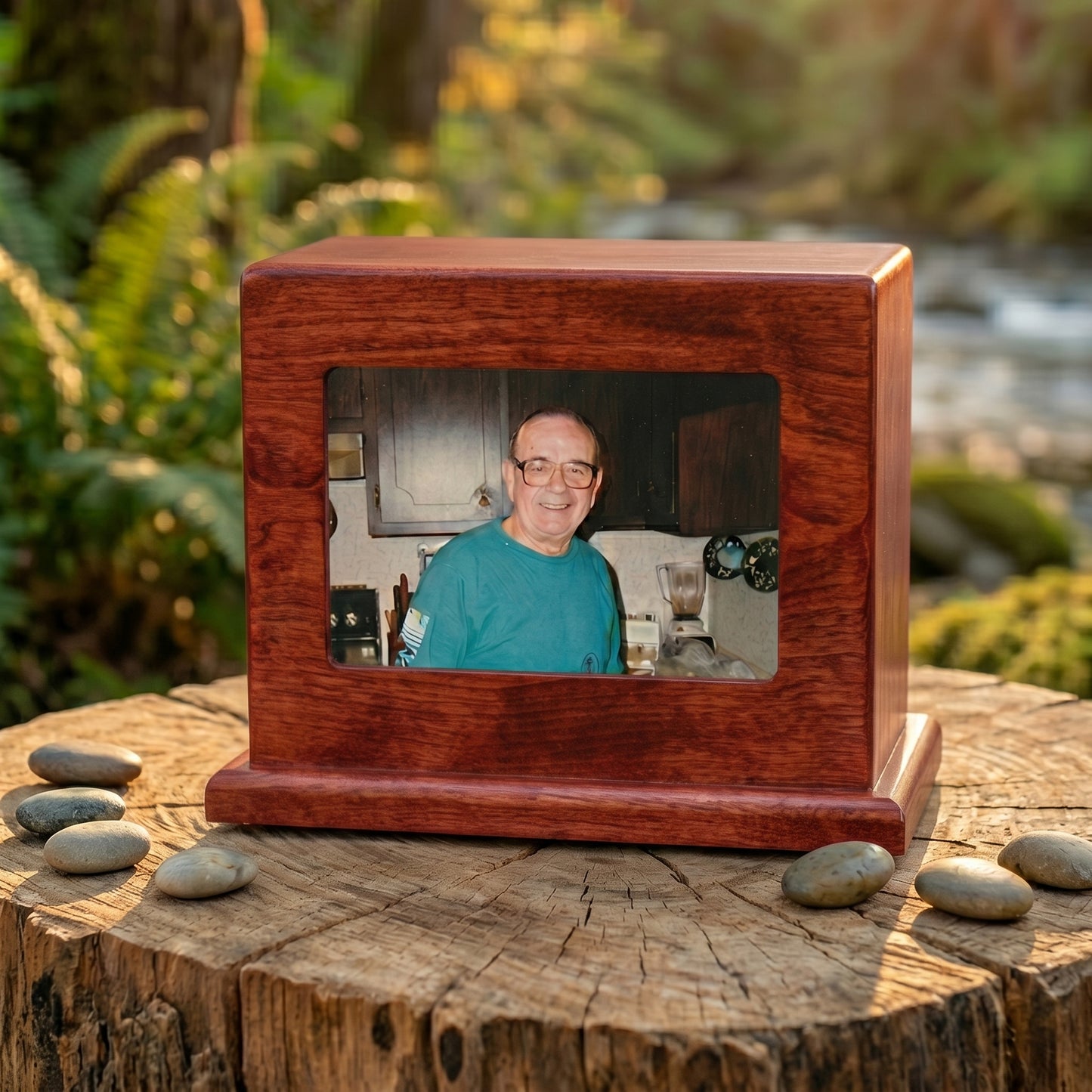 Horizontal Photo Memorial Display