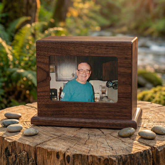 Horizontal Photo Memorial Display