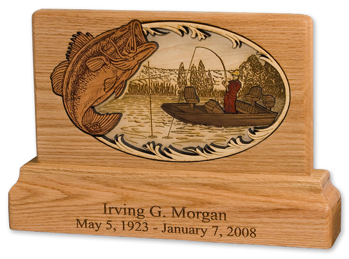 Bass Fishing Keepsake Memorial