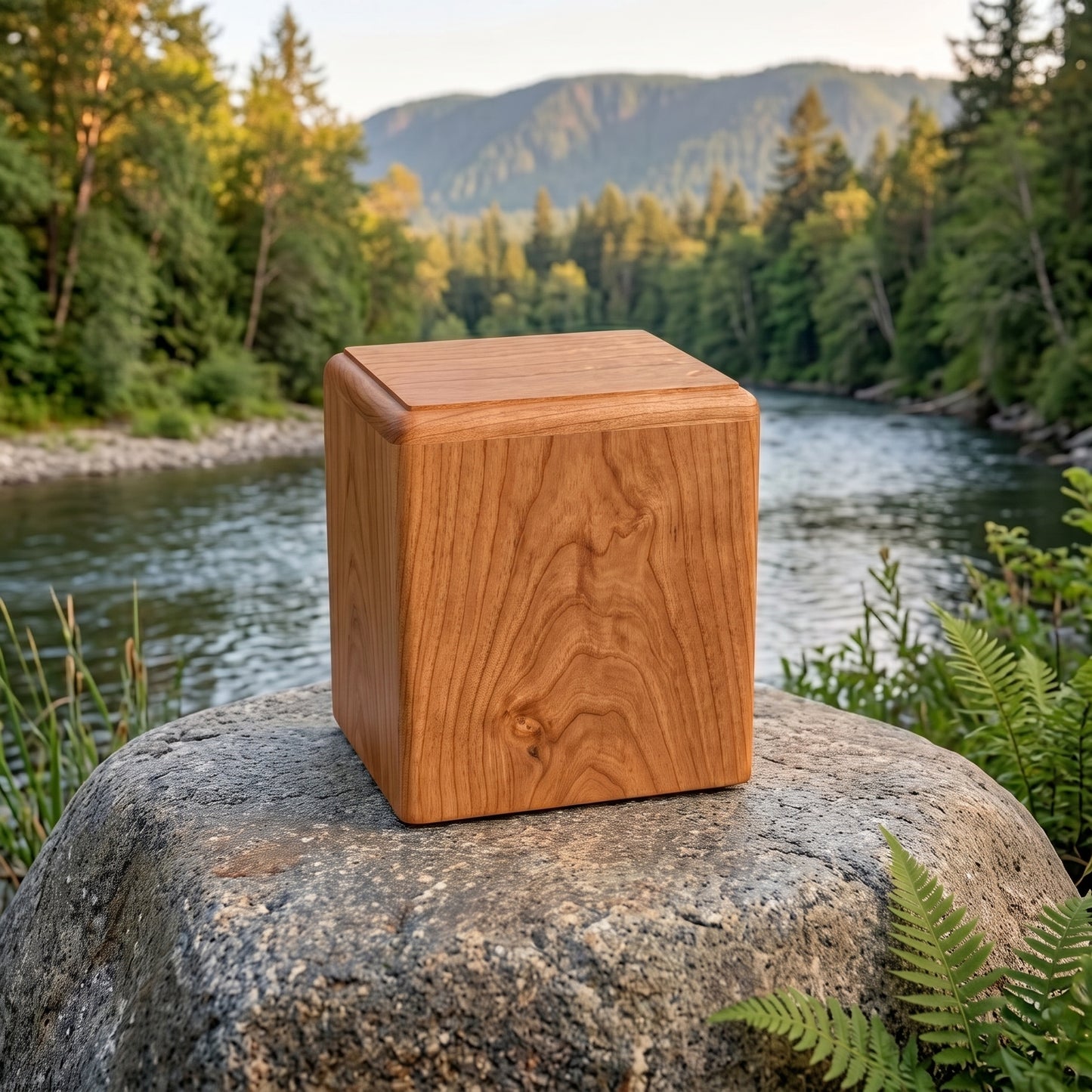Madison Wood Urn