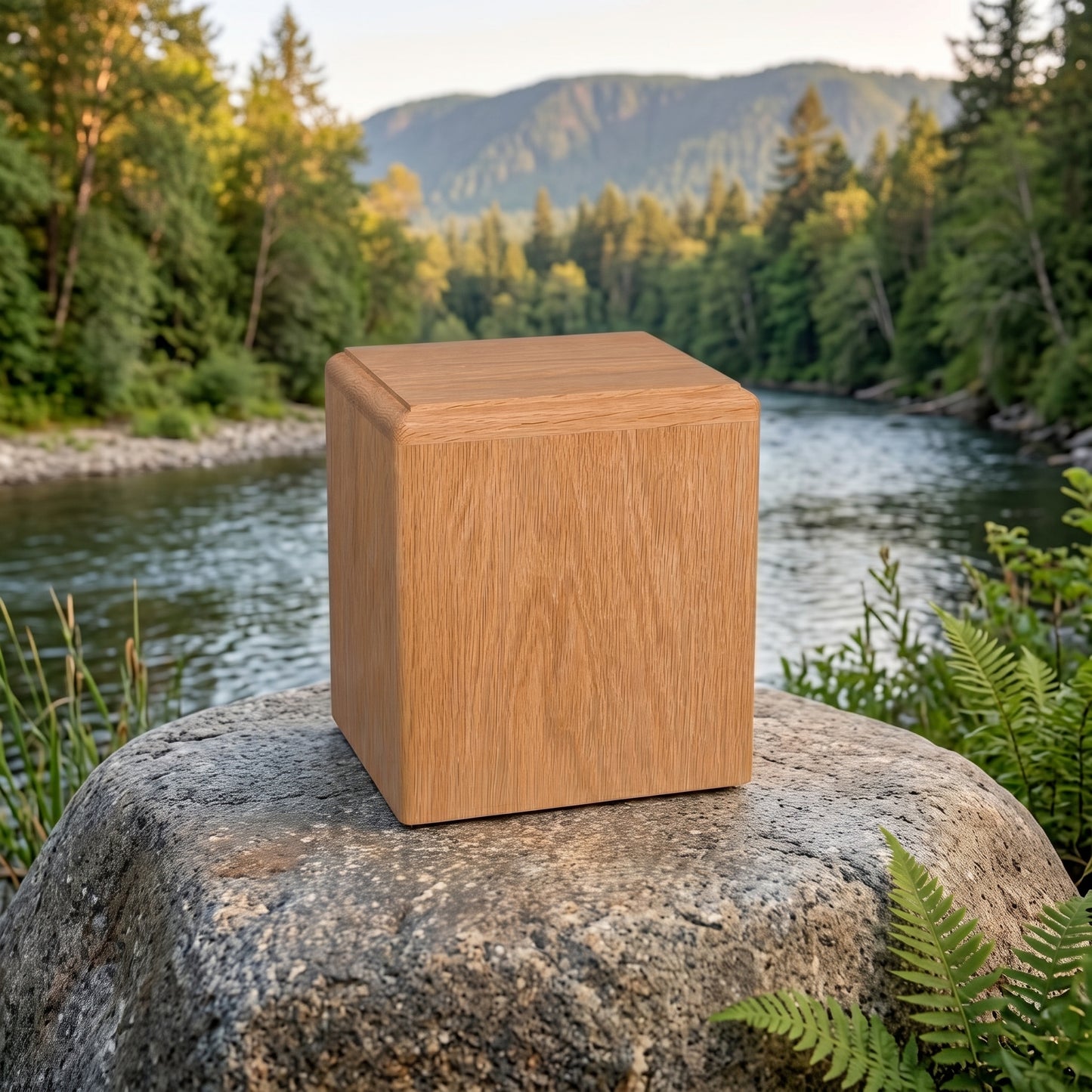 Madison Wood Urn
