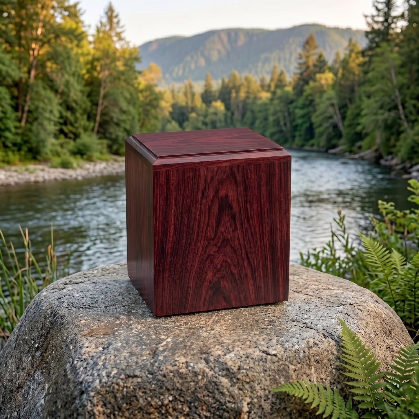 Madison Wood Urn