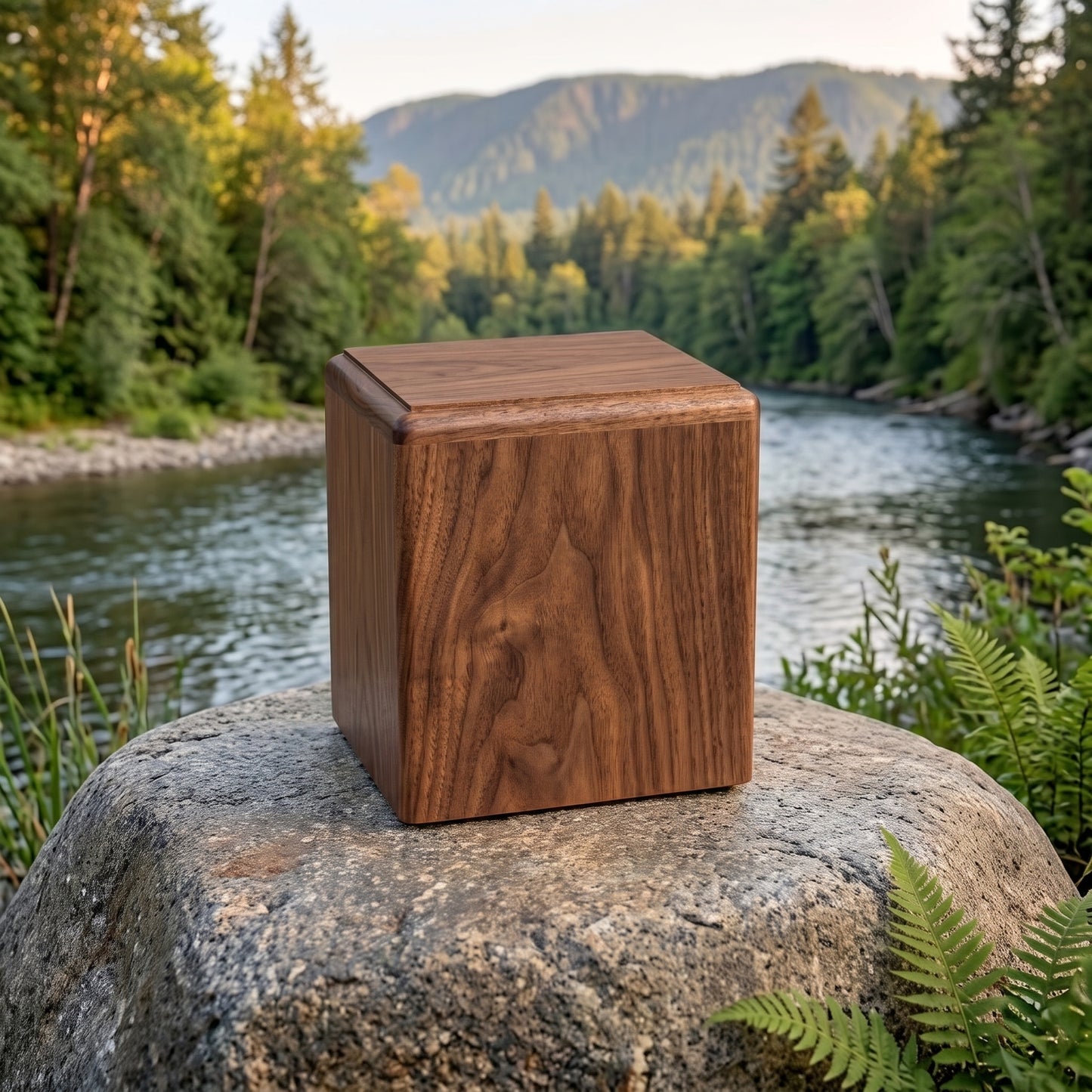 Madison Wood Urn