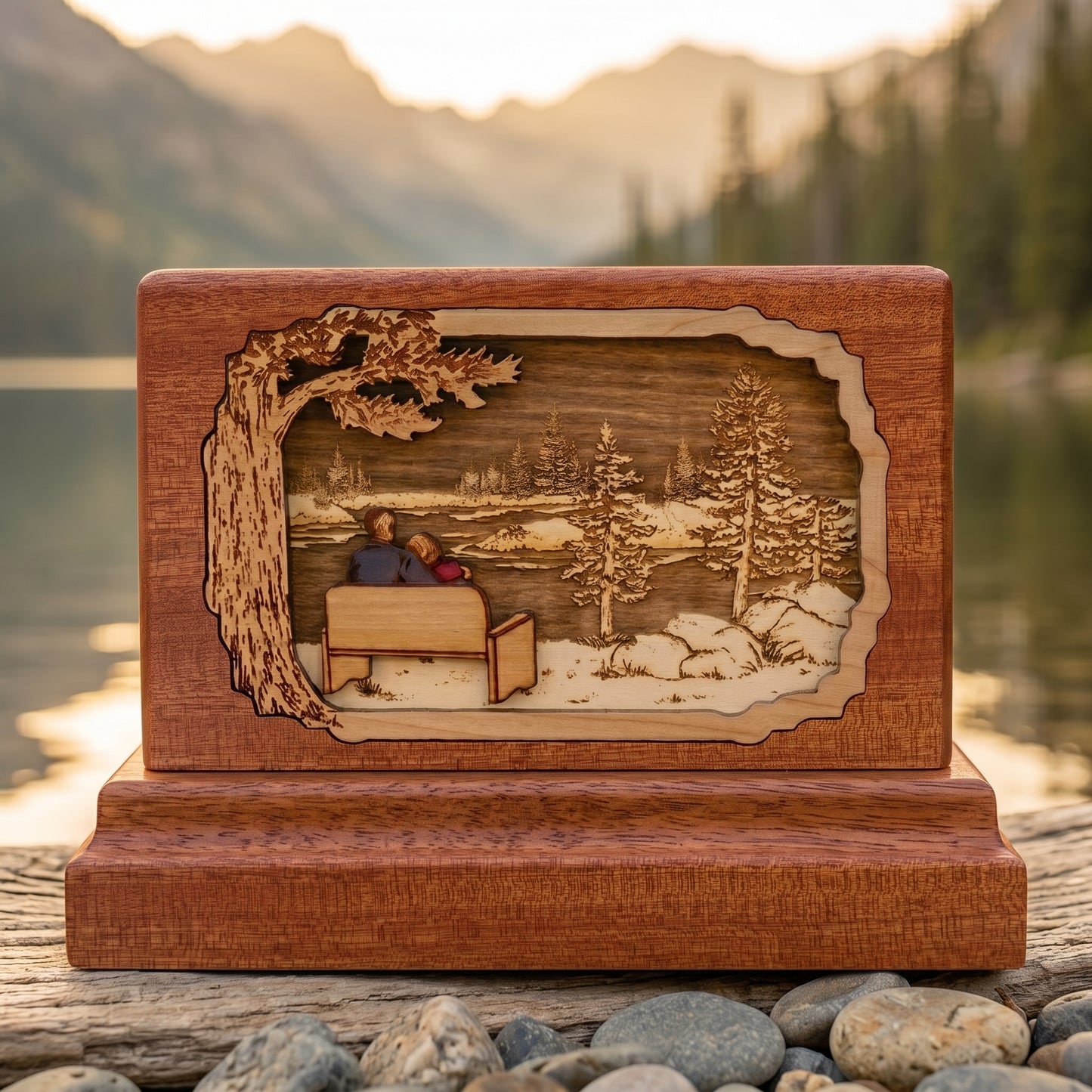 My Soul Mate Keepsake Wood Memorial