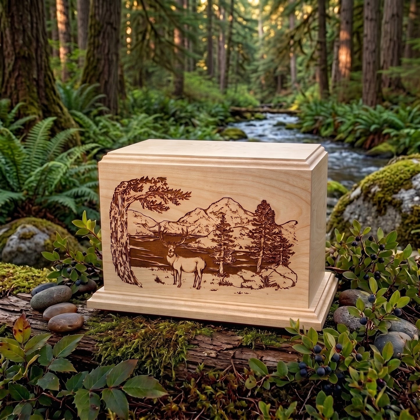 Newport Whitetail Deer Wood Memorial