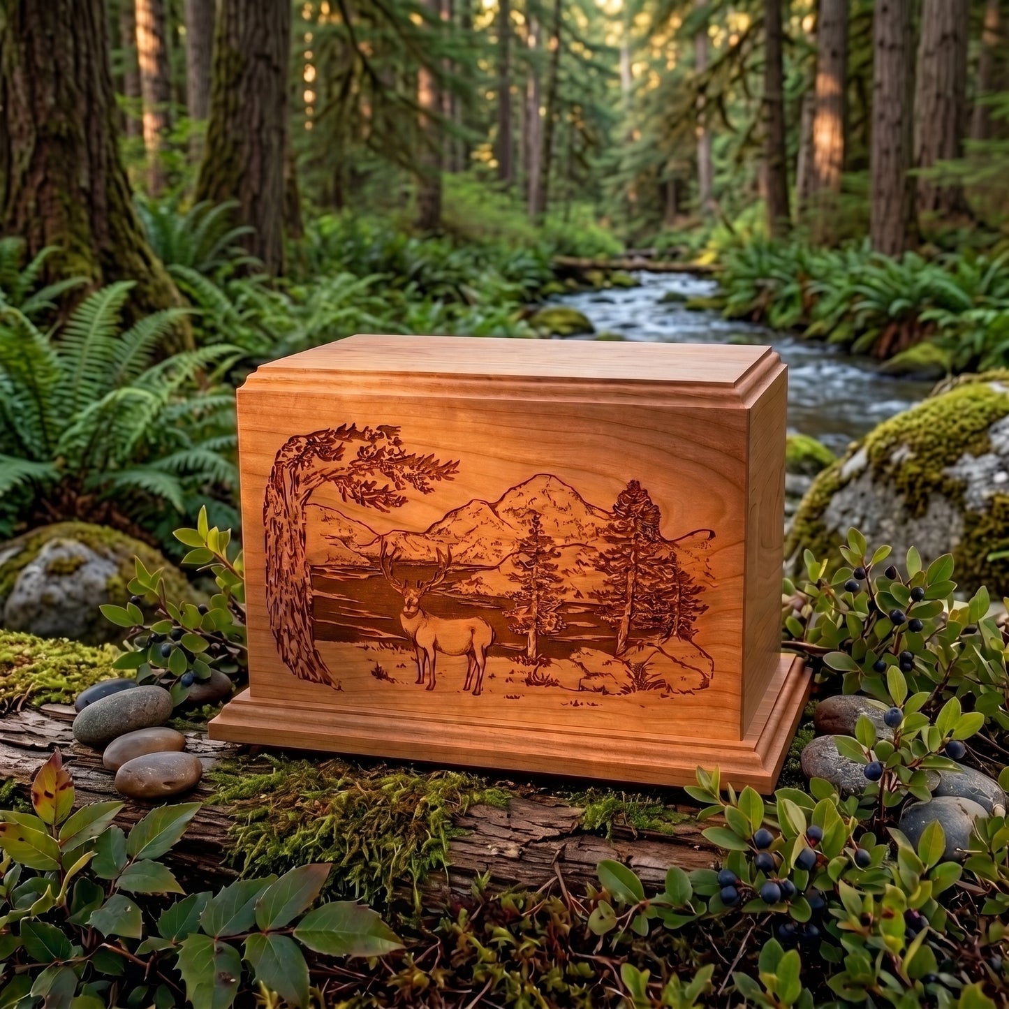 Newport Whitetail Deer Wood Memorial