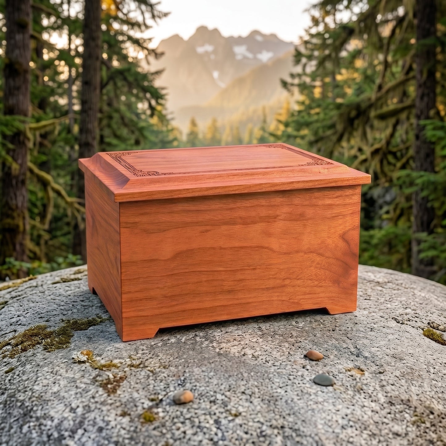 Renaissance Wood Urn