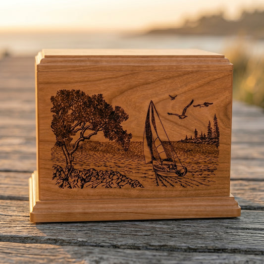 Hampton Soft Breezes Wood Memorial