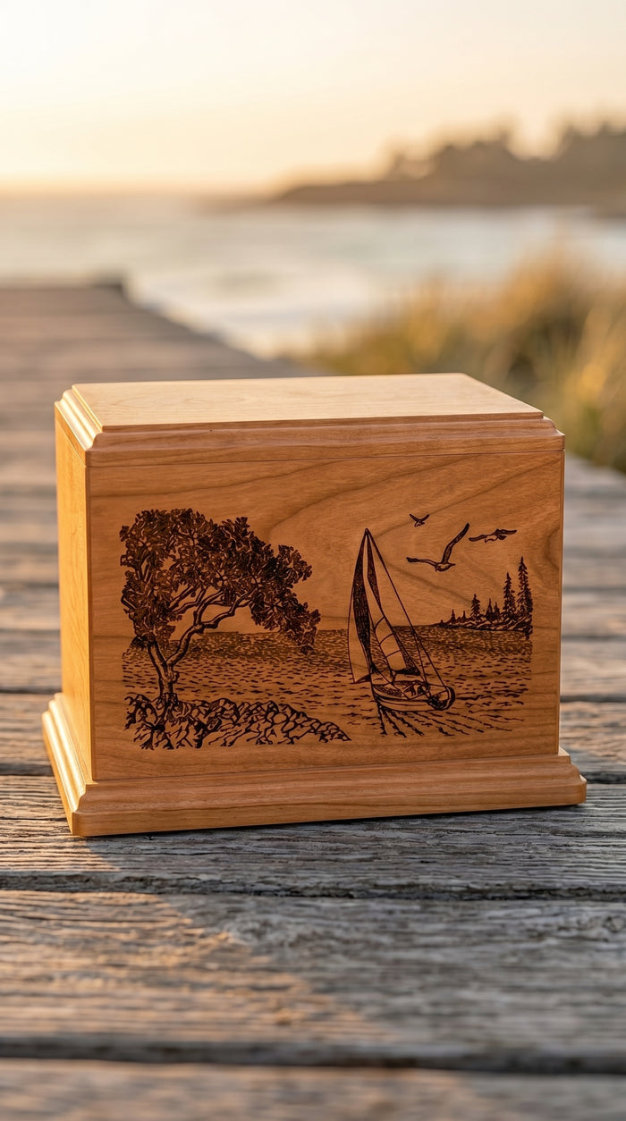 Hampton Soft Breezes Wood Memorial