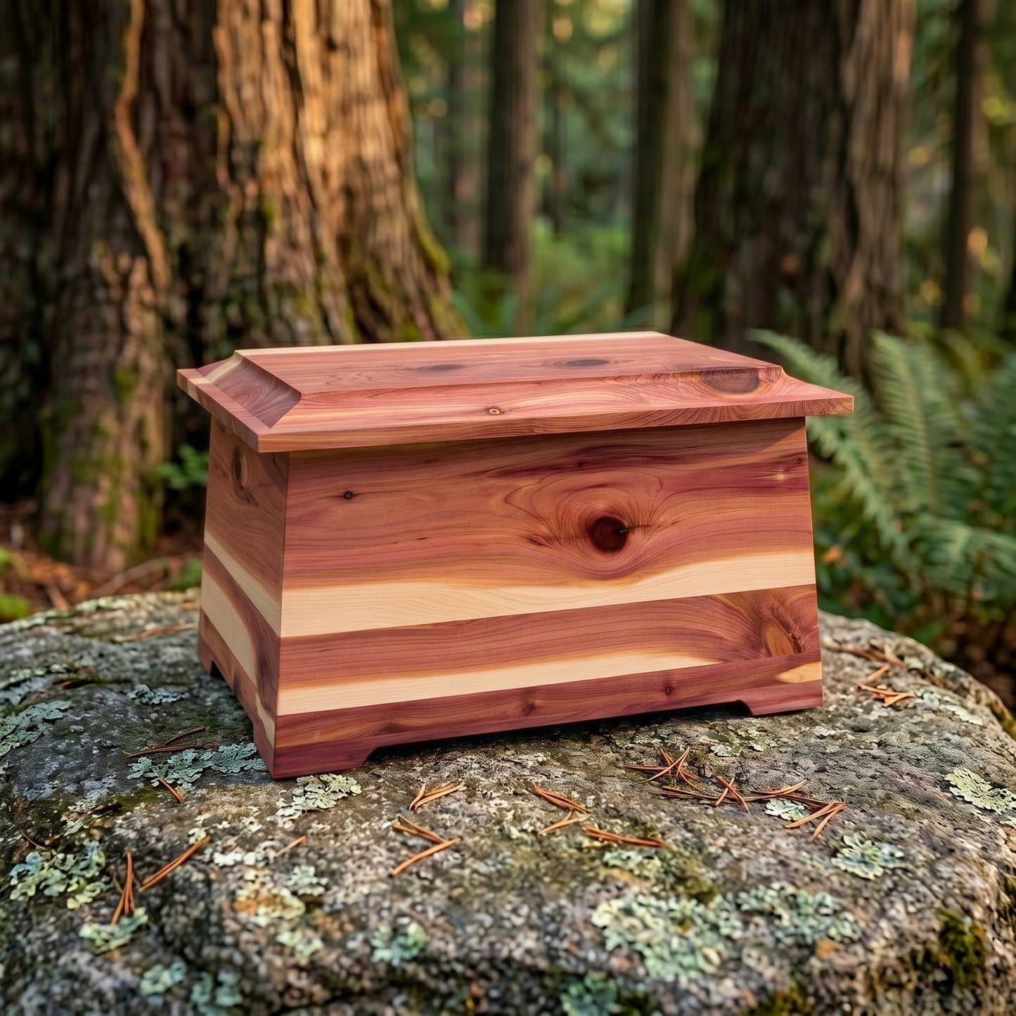 Sonata Wood Urn