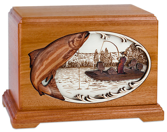 Hampton Salmon Boat Fishing Wood Memorial