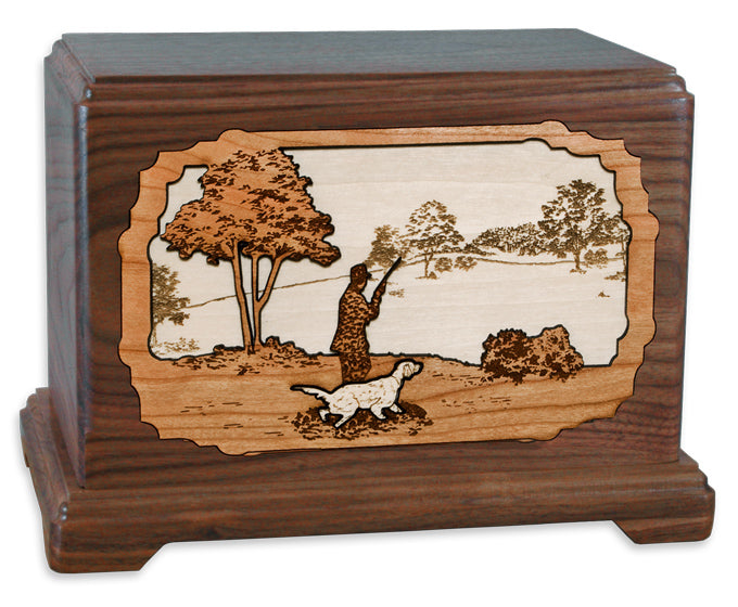 Hampton Hunter With Dog Wood Memorial