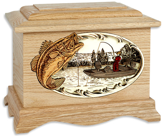 Ambassador Bass Boat Fishing Wood Memorial