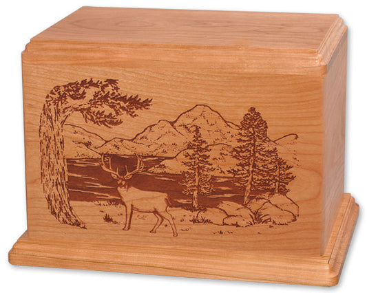 Hampton Whitetail Deer Wood Memorial