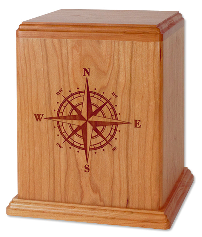 Corinthian Compass Rose Wood Memorial
