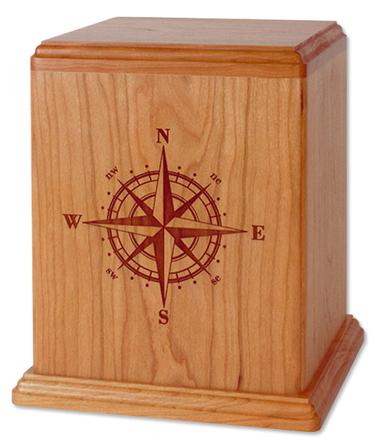 Corinthian Compass Rose Wood Memorial