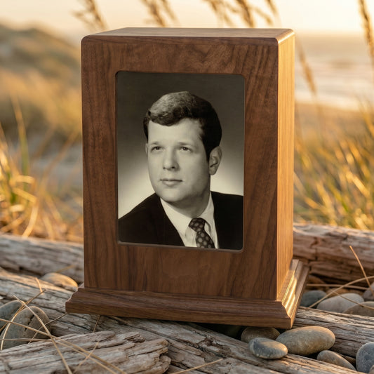 Vertical Photo Memorial Display