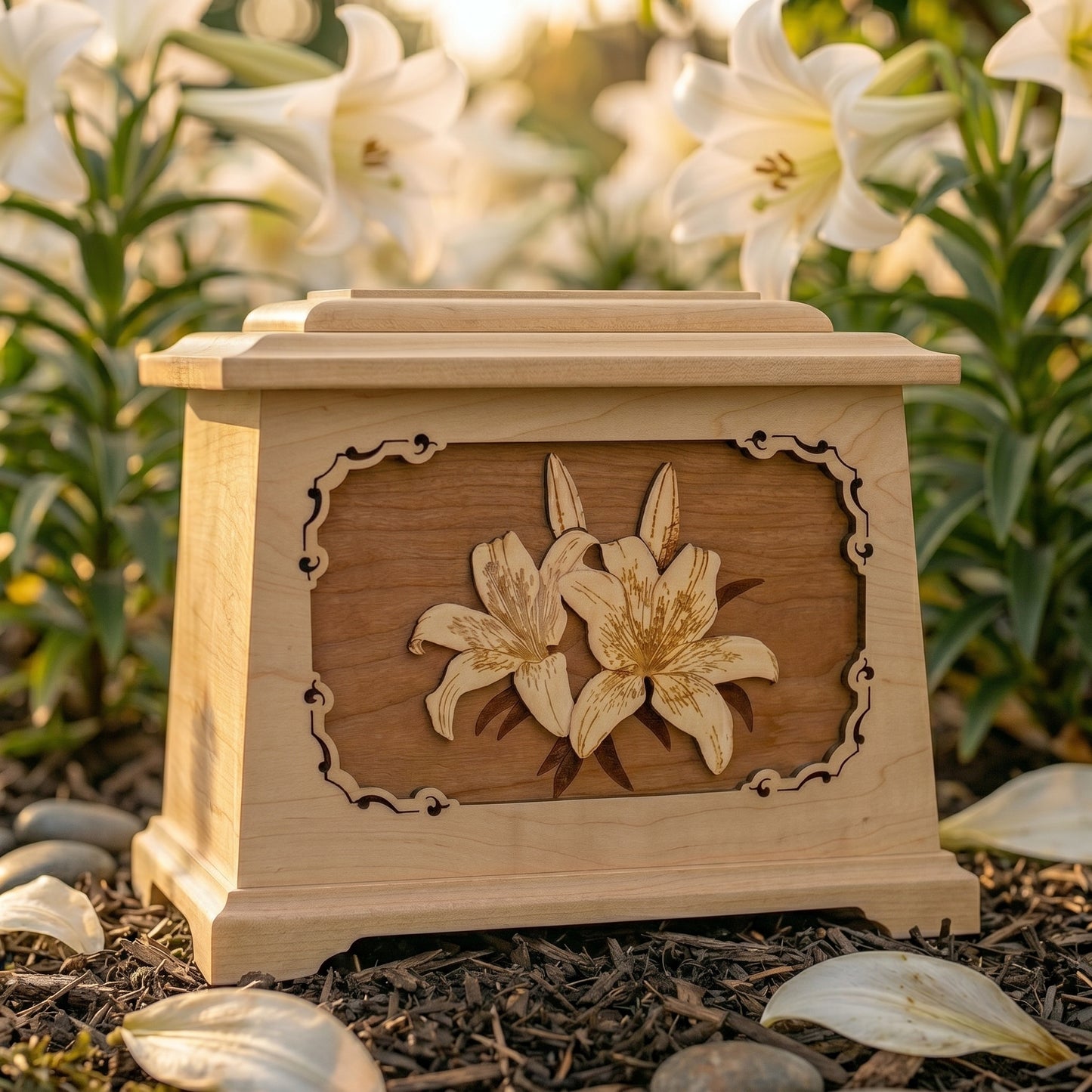 Astoria Lilies Wood Memorial