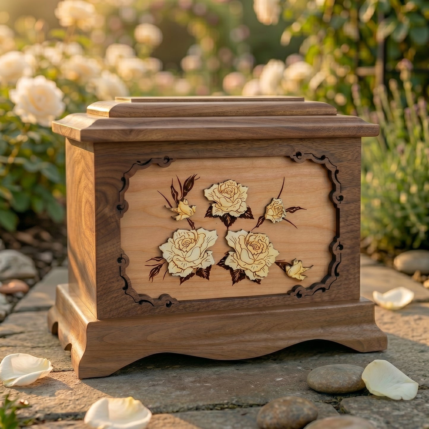 Ambassador White Roses Wood Memorial